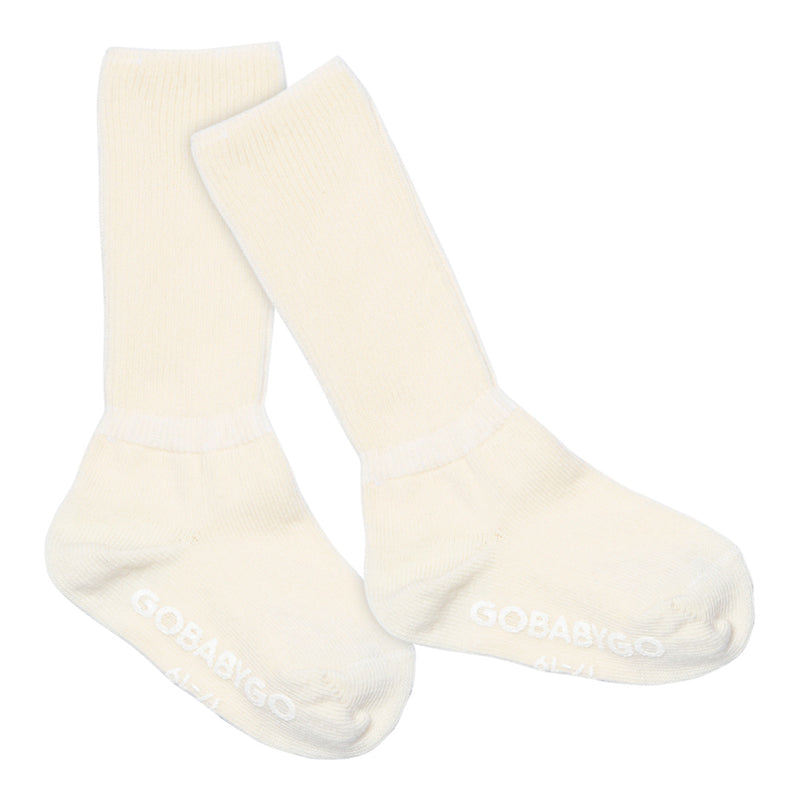 Non-slip Grip socks organic cotton - Off White