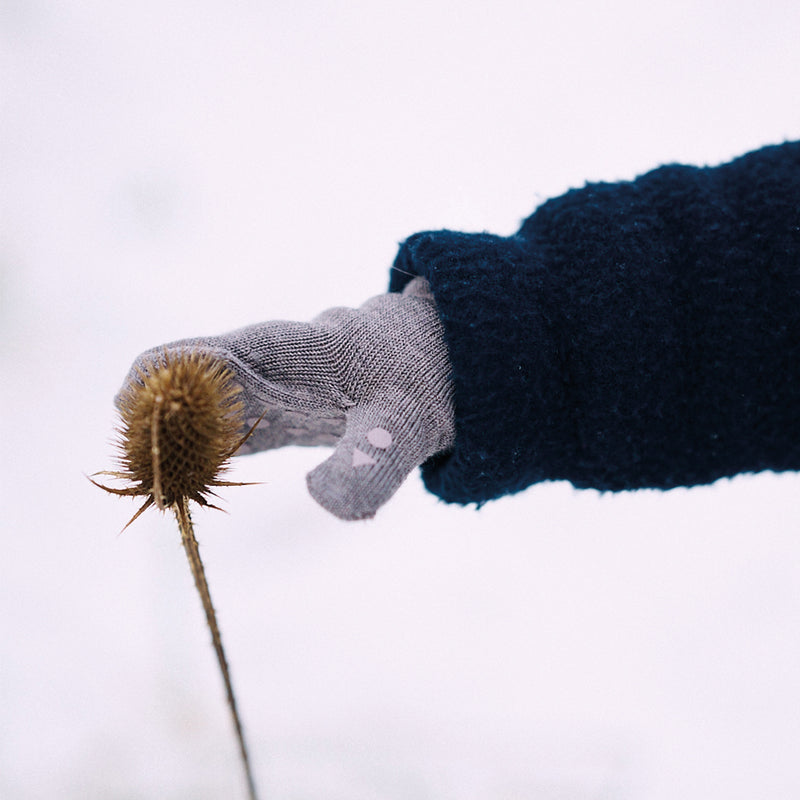 Mittens Organic Cotton - Navy Blue