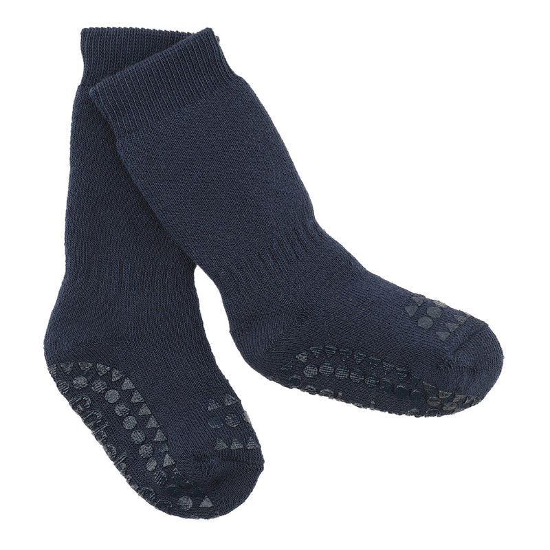 Chaussettes Antidérapantes Coton - Bleu Marine