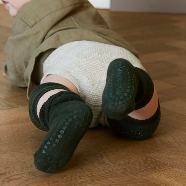 Chaussettes Antidérapantes Enfant Coton Monstre Vert - MassaShow7