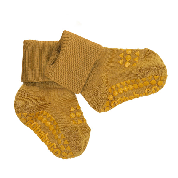 Chaussettes Antidérapantes Bambou - Moutarde